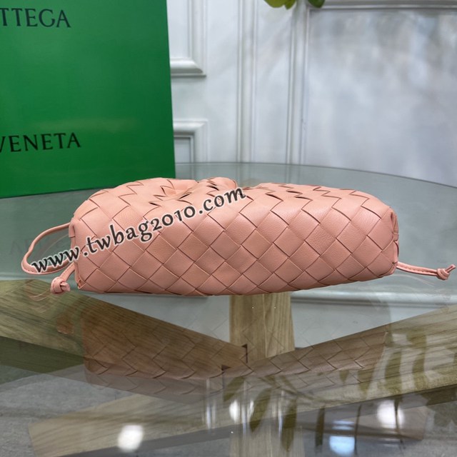 Bottega veneta高端女包 98061 寶緹嘉升級版小號編織雲朵包 BV經典款純手工編織羔羊皮女包  gxz1173